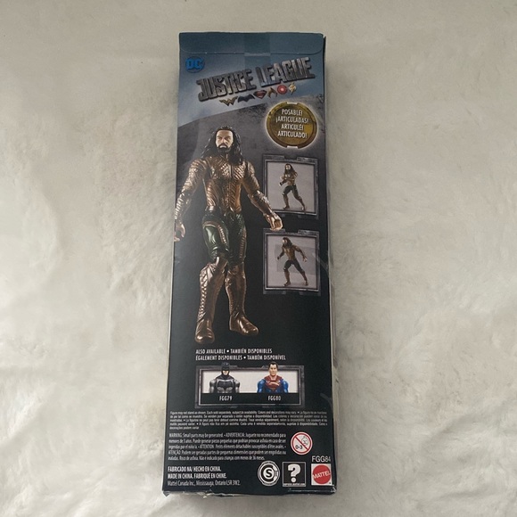 DC Justice League Aquaman action figure NWT - Picture 2 of 3